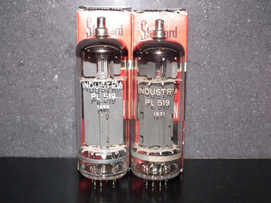 PL519 Standard Germany Brand 40KG6  NOS NIB Platinum Matched Pair EAR859 EAR861