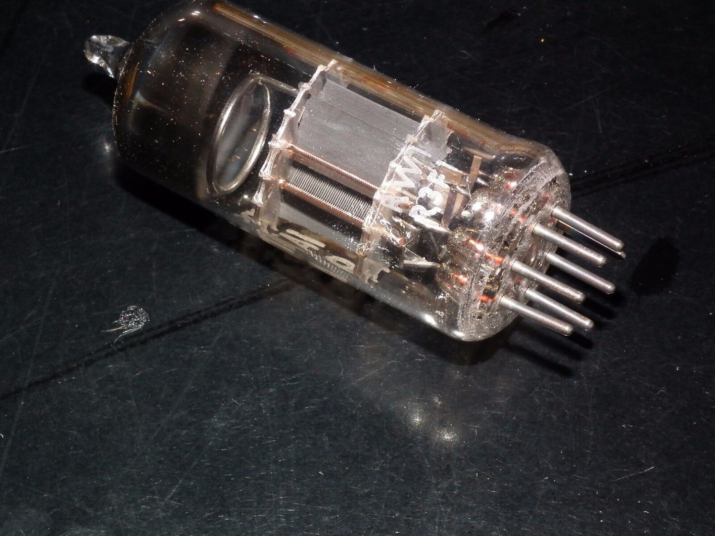 ECC91 6J6 Mullard rebranded Philips NOS NIB Platinum matched pair, G. Britain 63