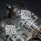 NOS Matched Pair ECC81 Telefunken 12AT7 Diamond Bottom Same Codes West Germany