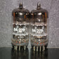 Matched pair ECC81 12AT7 Siemens Halske NOS NIB Big ring getter, Munich plant