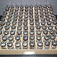 EL84 6BQ5 RFT Germany - NOS platinum matched quad - early 60s RARE WELDED PLATES