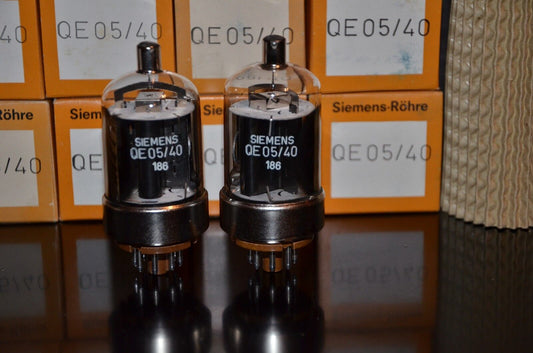 Matched pair (2 pcs)  Siemens NOS NIB QE05/40 = 6146B tubes FREE SHIPPING WW!