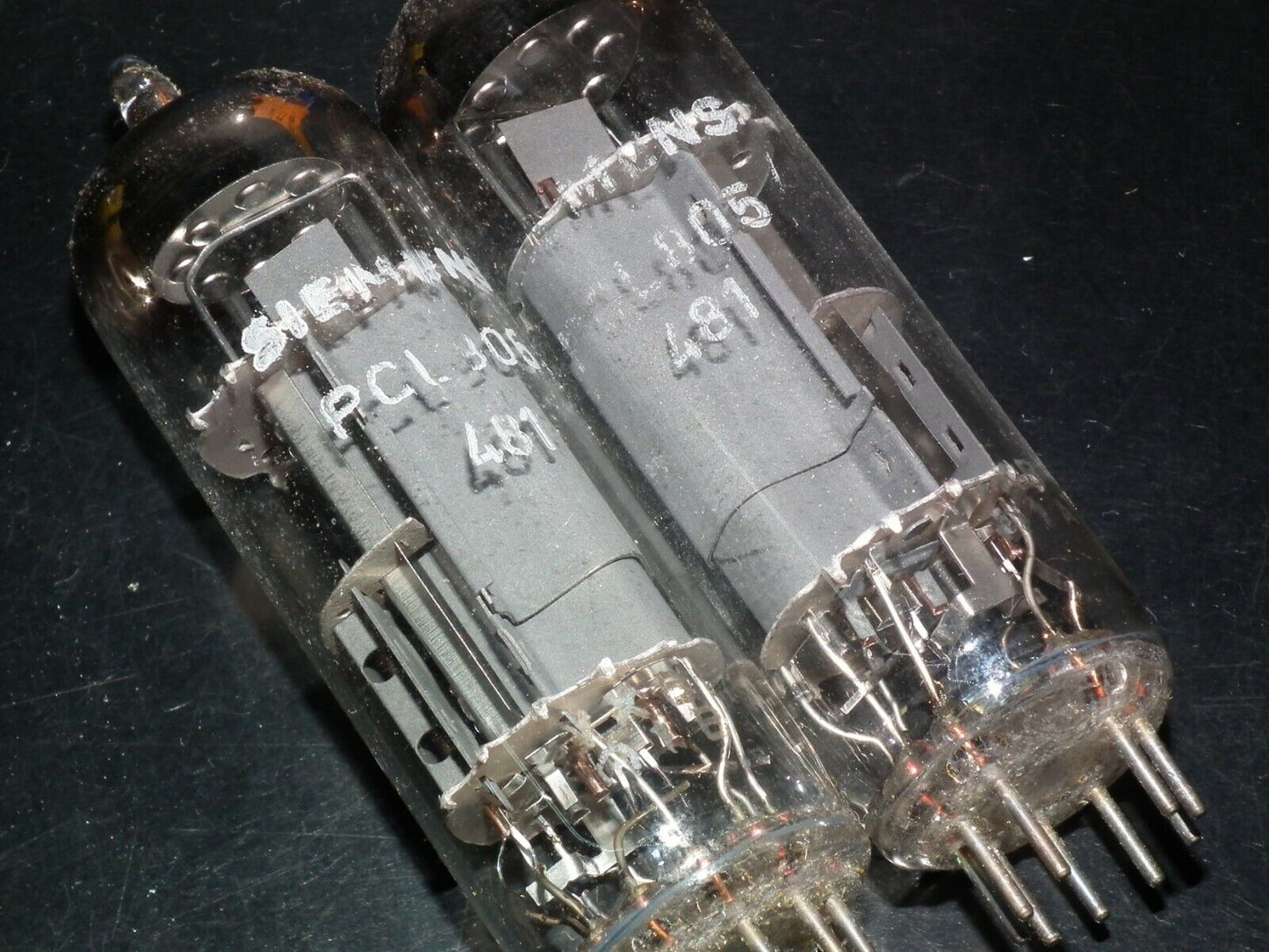 Matched Pair (Two tubes) PCL805 Siemens Triode Pentode Tube NOS NIB