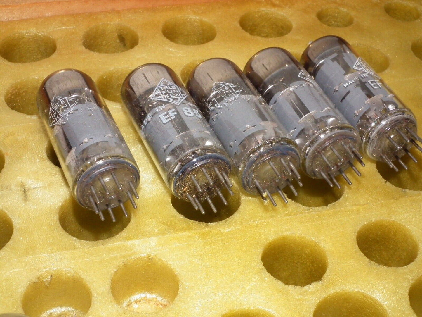 NOS EF80 Telefunken Diamond Bottom Made in West Germany