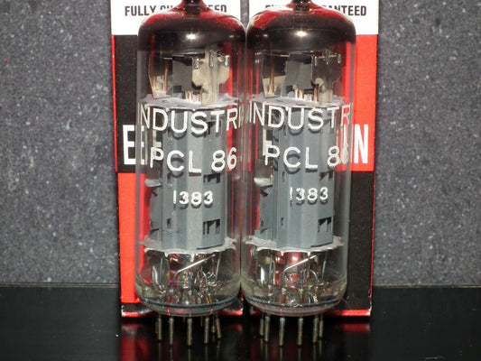 Platinum Matched Pair PCL86 14GW8 Standard Industrial NOS NIB
