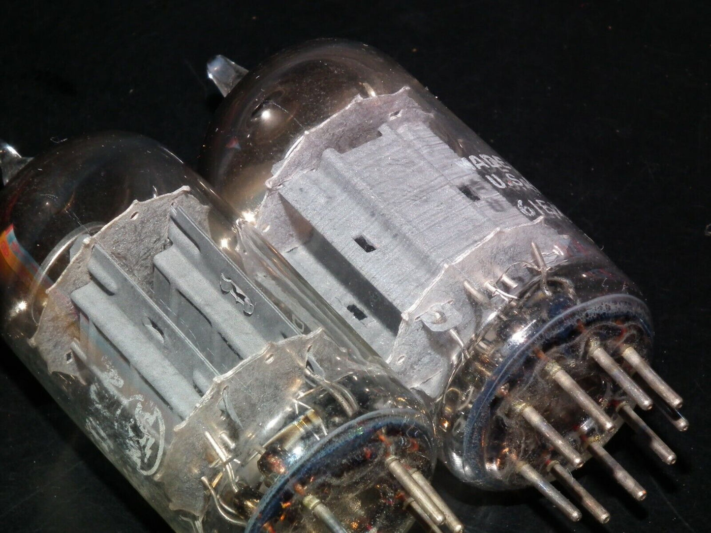 Matched Pair 5963 RCA 12AU7 ECC82  Used Tested 75%