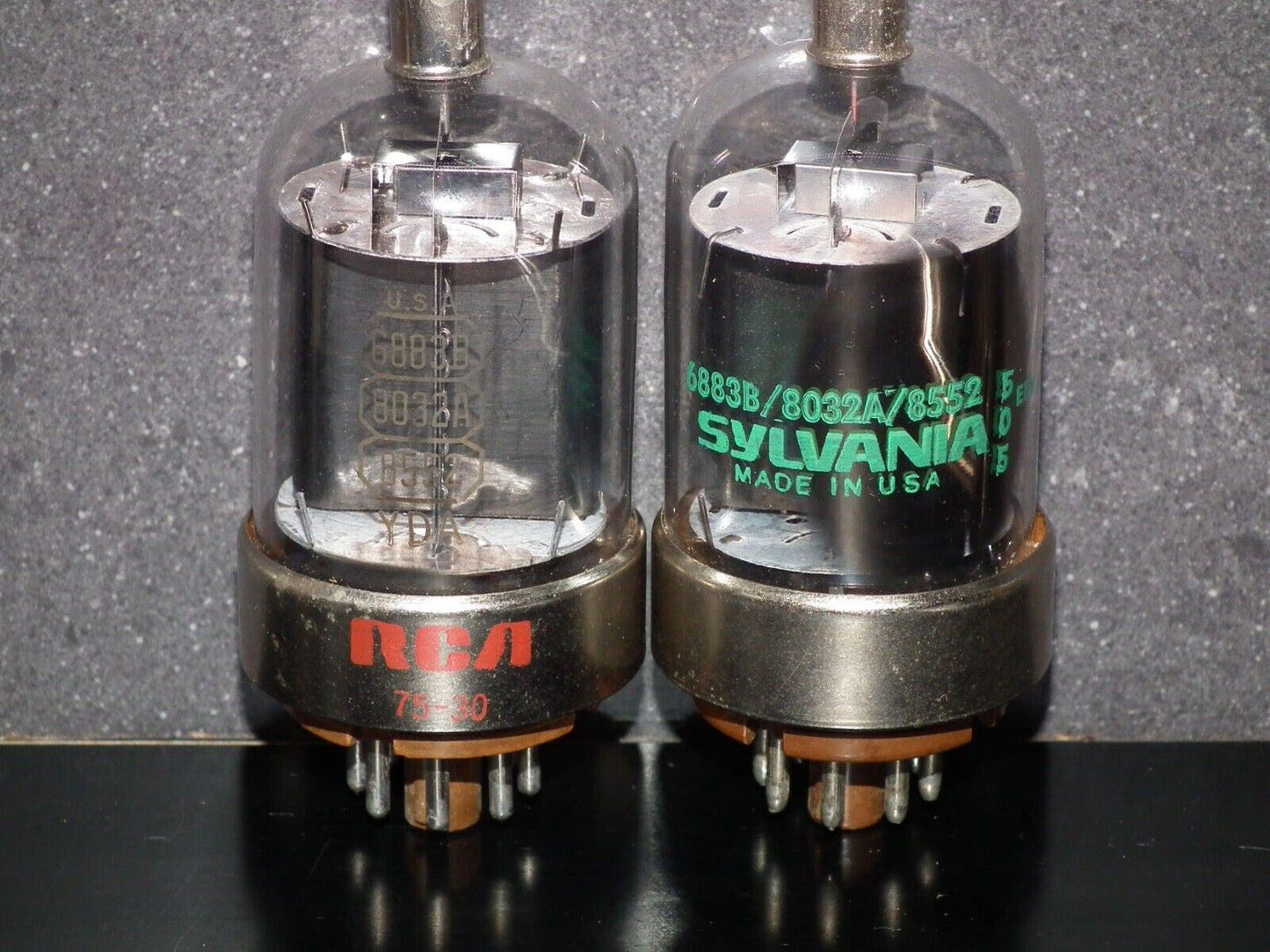 8032A 6883B 8552 Pair - USED - TESTED 100% 6146B sub with 12.6V heater