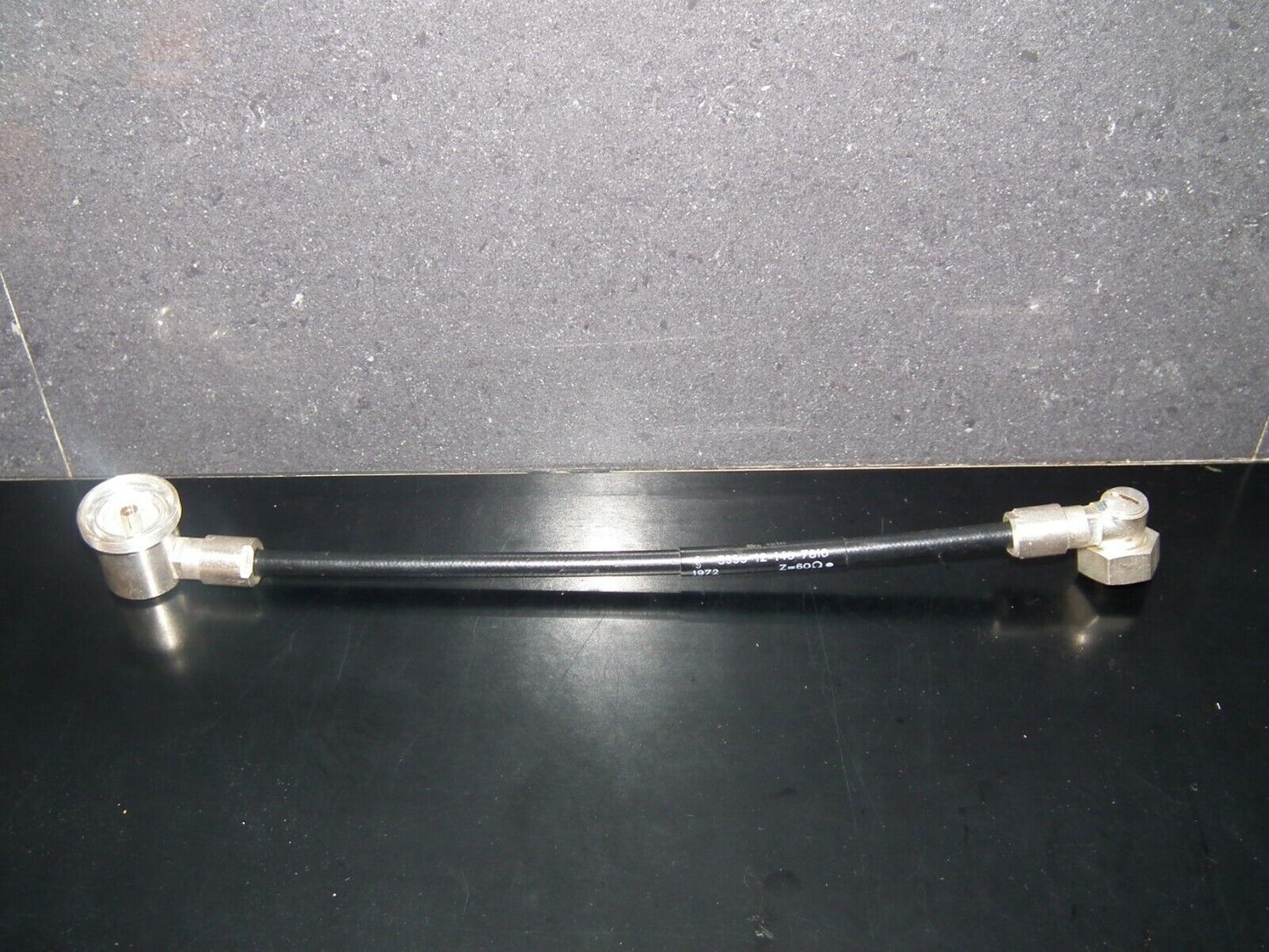 NOS vintage Siemens cable 30cm with professional connectors Z=60ohm Radio TX RX