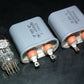 Two SPRAGUE PIO Capacitors 0.25u 1.5KV CQ72B1EH254K1 0.25mfd 1500V Used Tested