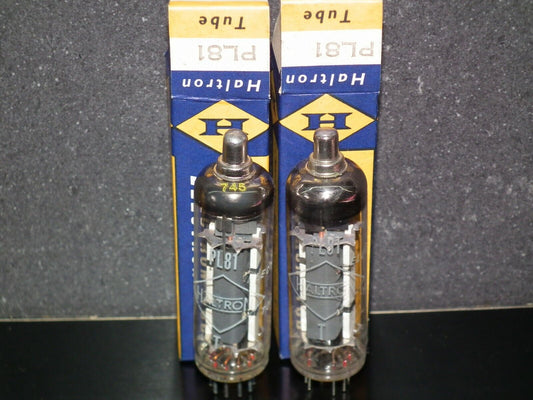 Platinum matched pair PL81 21A6 Haltron NOS tube pentode N152
