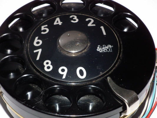 Vintage Telephone PTT Rotary Phone Dial LM Ericsson  Made in Sweden