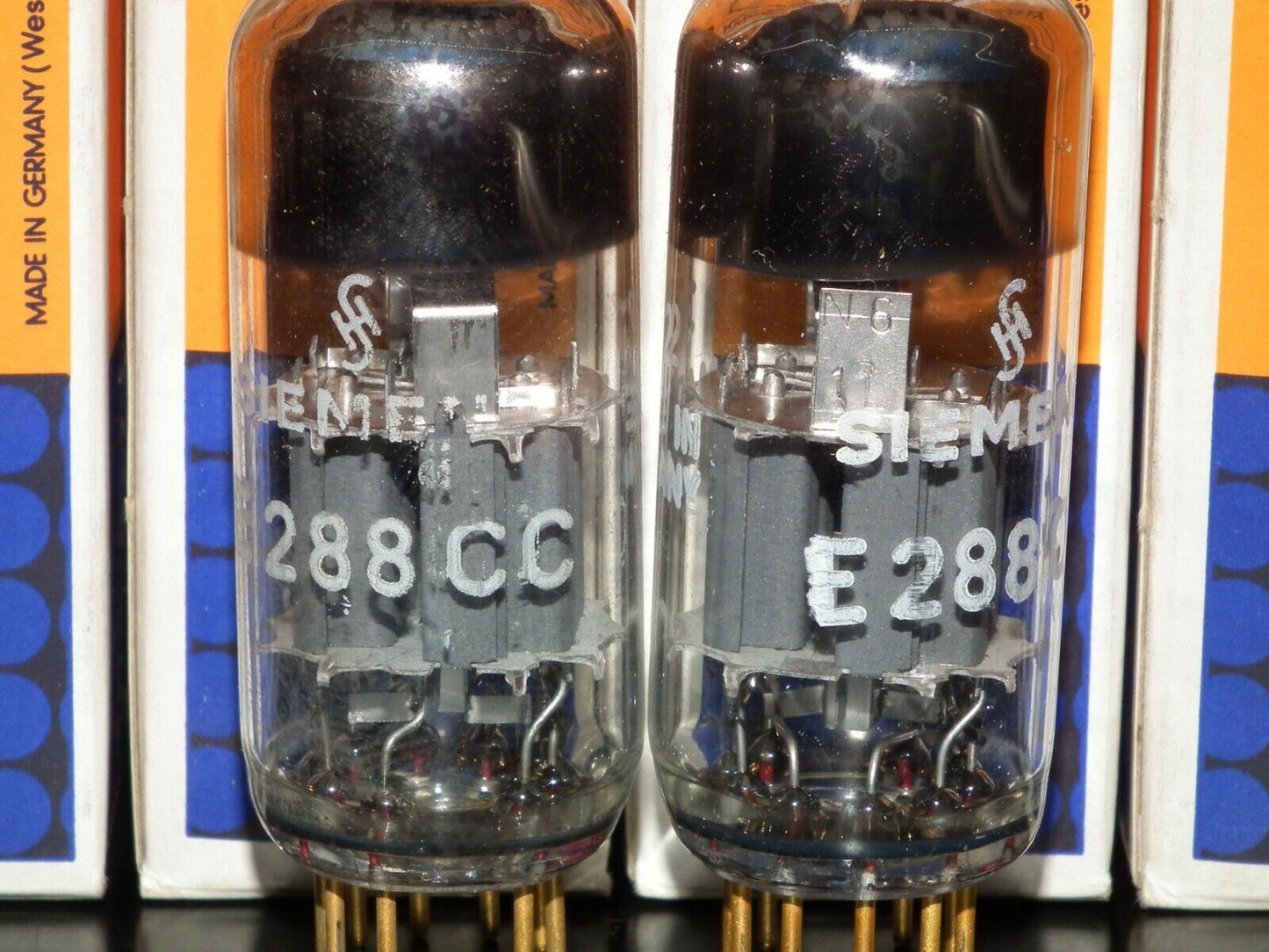 E288CC Siemens 8223 Platinum Matched Pair NOS NIB Munich Tube Plant