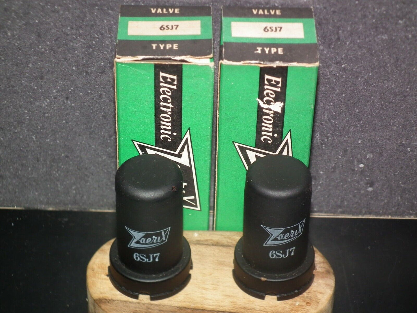 6SJ7 Zaerix Platinum Matched Pair NOS NIB