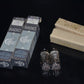 3A4 CIFTE DL93 - NOS NIB platinum matched pair (2 tubes) RARE SQUARE GETTER