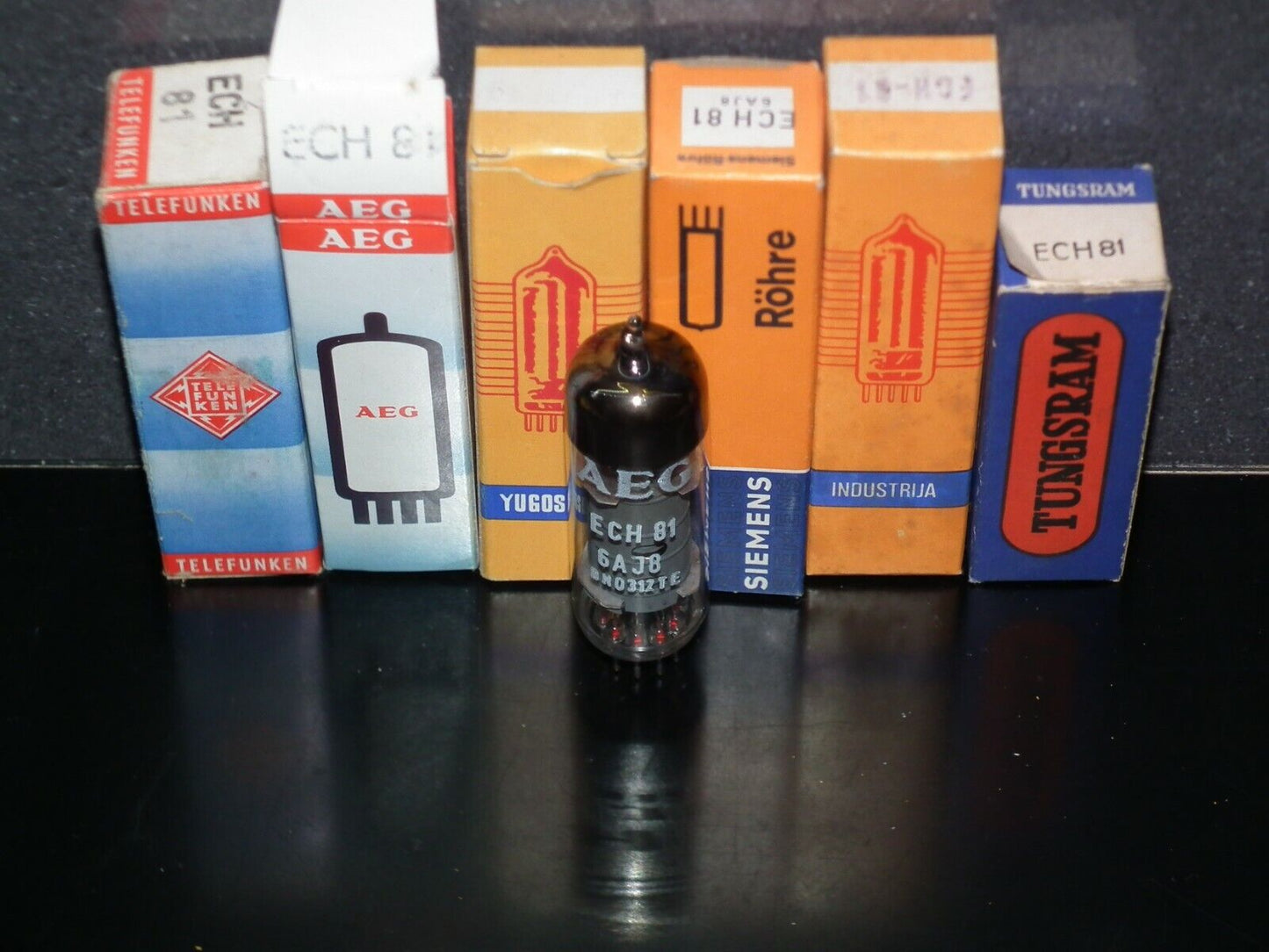 ECH81 NOS NIB 6AJ8 triode - heptode European radio receivers 60s 70s