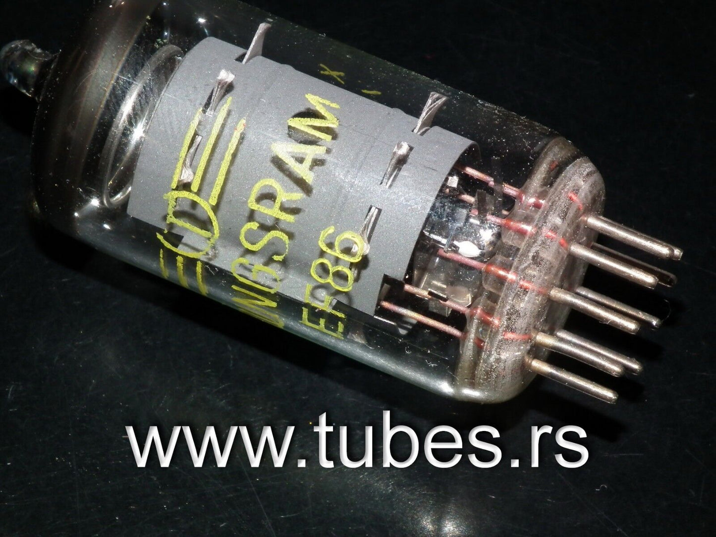 EF86 Tungsram, used, tested 100% in white box, NOS test results