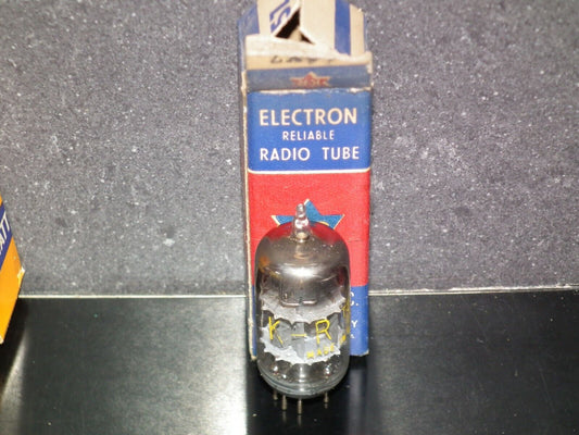 12AY7 K-R INC NOS NIB balanced sections RARE SQUARE GETTER 6072