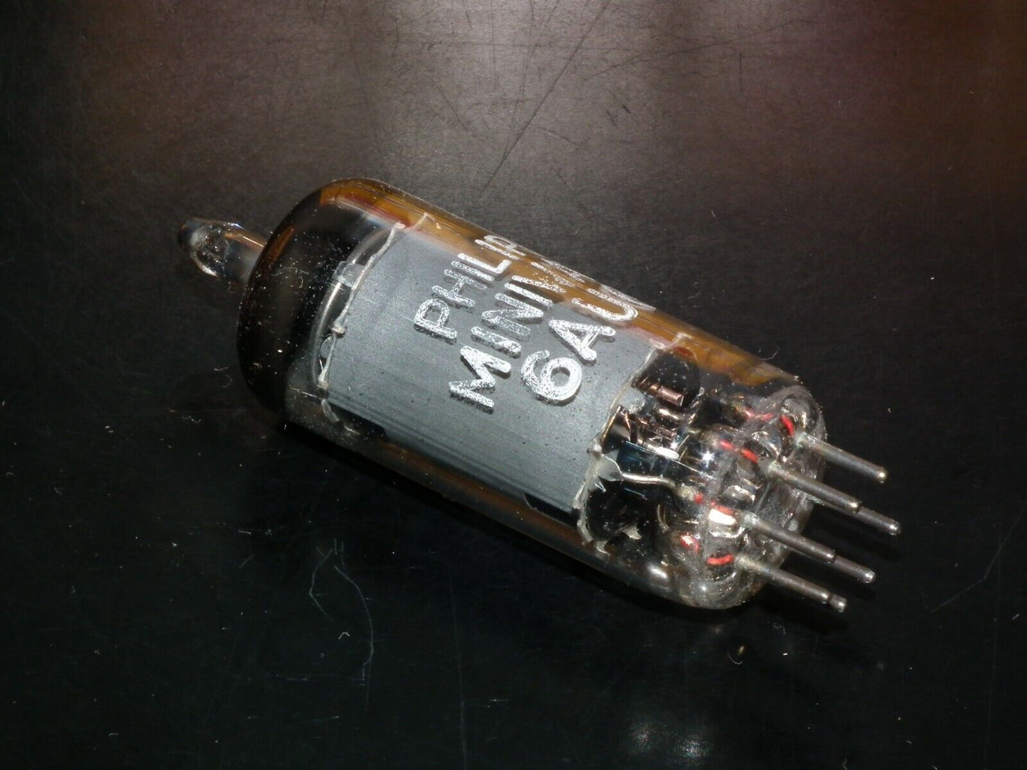 EF94 6AU6 Mullard Blackburn tube plant 1963, rebranded Philips Low Noise Tested