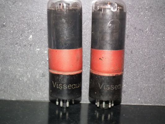 Platinum Matched Pair 6M6G Visseaux France EL33 Used Tested NOS 37mA