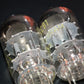 Platinum matched pair ECC81 Tungsram 12AT7 NOS NIB RARE Foil Disc Getter mid 50s