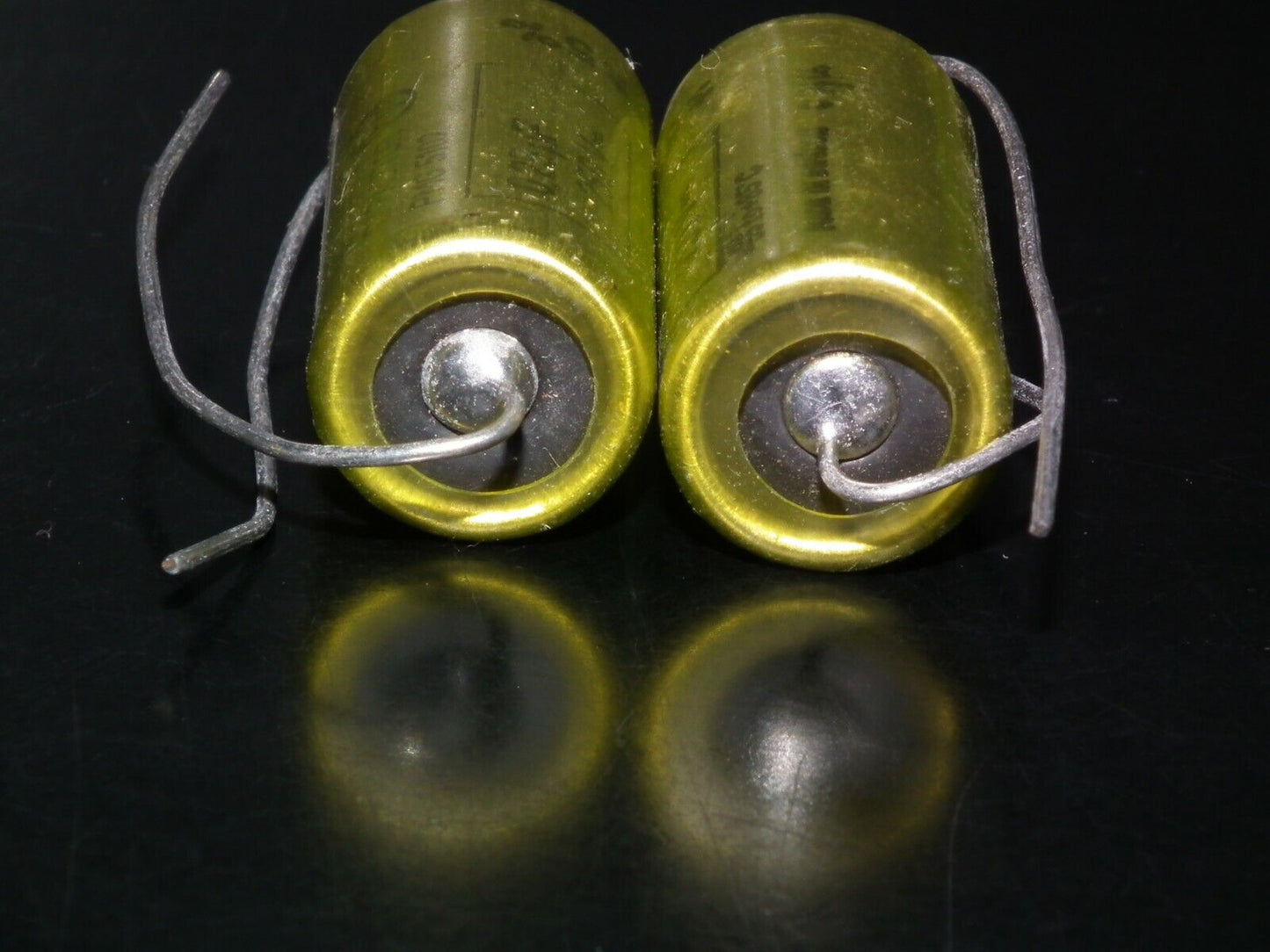 Two vintage MP capacitors 0.25 uF  250V Rifa Sweden PIO - Paper in oil capacitor