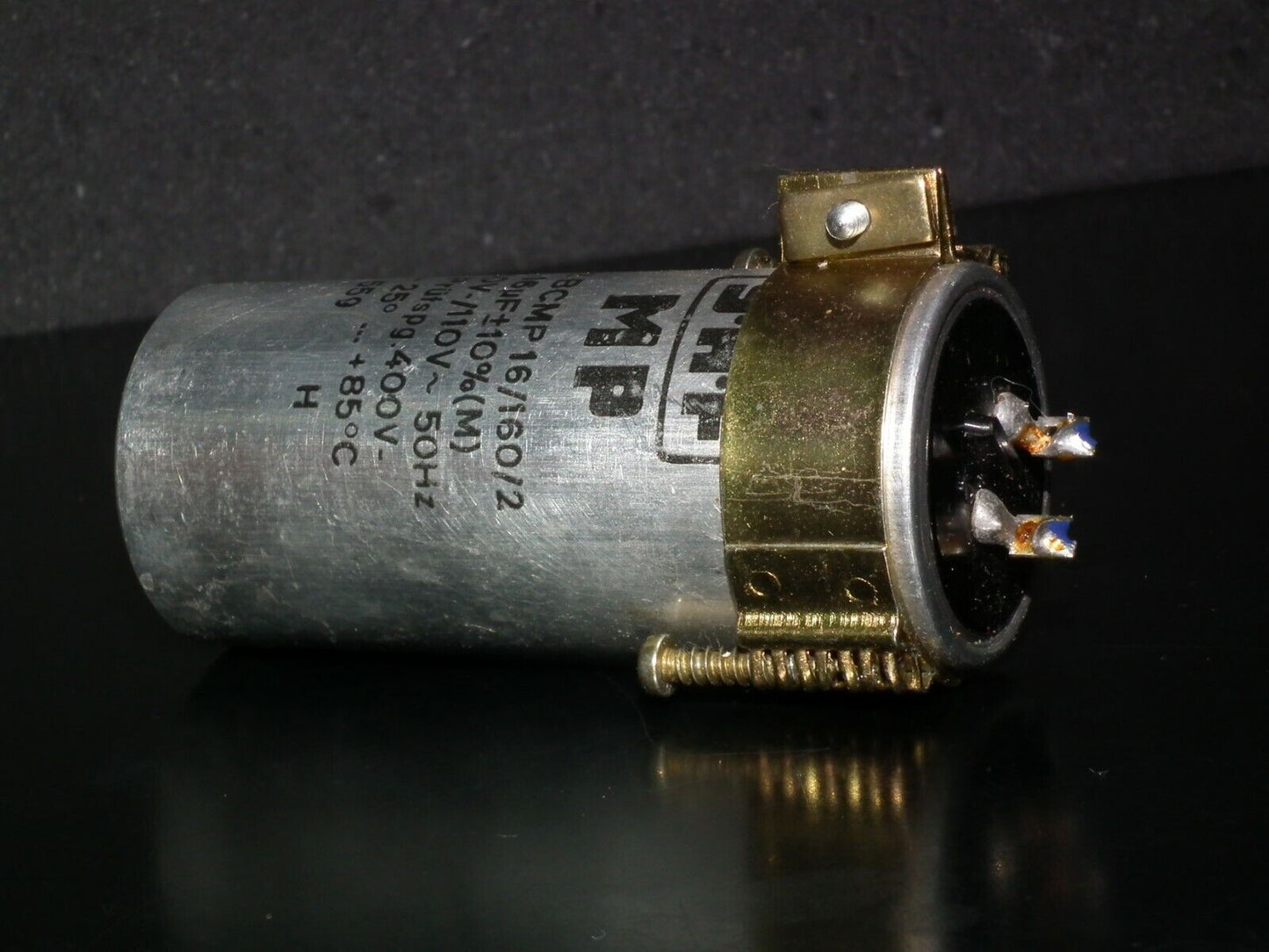 One vintage PIO capacitor 16 uF / 160V SAF West Germany 1959 DIY Tube Audio