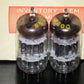 Platinum Matched Pair 6072A GE 12AY7 rebranded IBM Black Anodes
