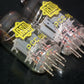 One (1 pcs) PCC85 RSD 9Q8 NIB Inclined Big Ring Getter Dark Flashing
