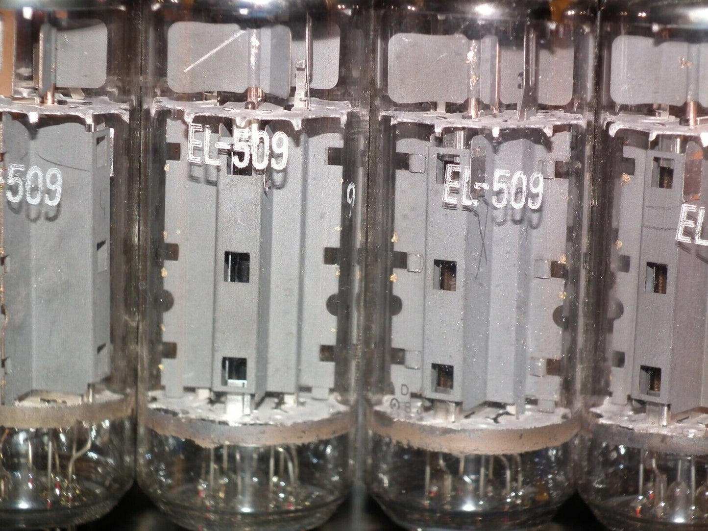 EL509 EL519 6KG6 EI Yugoslavia Philips Triple Mica NOS PLATINUM PAIR (Two tubes)