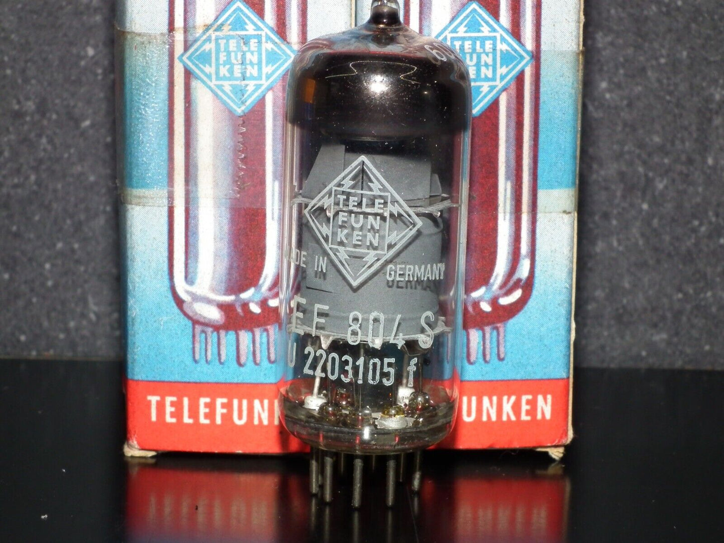 Telefunken EF804S NOS NIB Microphone pentode - low noise, no microphonics