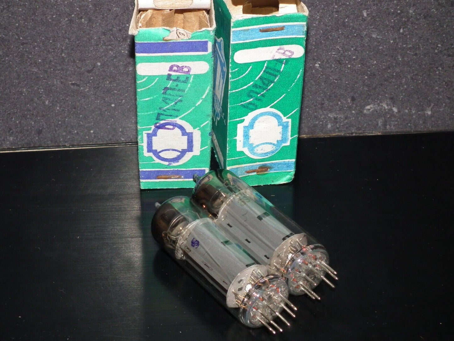 Matched Pair (2 tubes)  6P14P-EV EL84 6BQ5  Reflektor Saratov late 80s