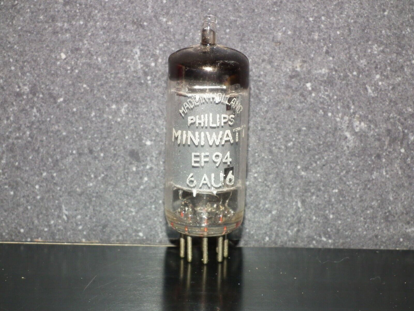 NOS NIB EF94 6AU6 Philips Holland RARE Square Getter 50s Microphone Pentode