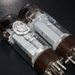 EL34 6CA7 Mullard Xf2 OO  Getter Welded Anodes Platinum Matched Pair Tested NOS