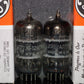 6201 12AT7WA ECC81 General Electric Black Anodes, Triple Mica, Square Getter MP