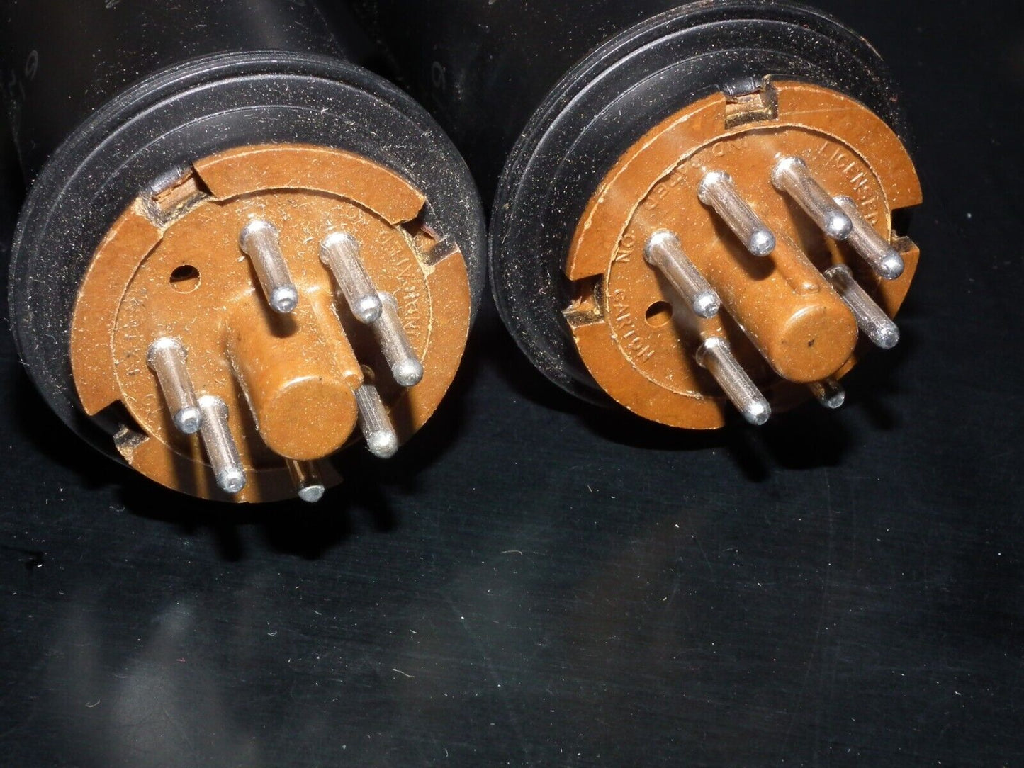 Platinum matched pair 1619 RCA NOS NIB JAN Boxes Brown Base The same codes VT164