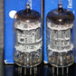 5963 CEI Made in USA 12AU7 ECC82 NOS Matched pair Long Box Plates O Getter