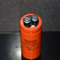 Two vintage NOS electrolytic capacitors 100uF 450V Siemens Germany (screw term.)