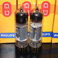 Philips E80CC 6085 Platinum Matched pair NOS Made in Heerlen 1966 Gold Pins