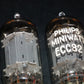 Matched Pair 12AU7 Philips ECC82 Long Anodes 17mm CrossFoil D Getter k63 1957