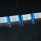 NOS Siemens 100nF 400V MKT Film Capacitor Silver Blue Cap 4pcs Tube Audio
