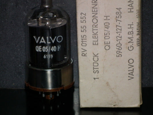 One (1 pcs) Valvo NOS NIB QE05/40H = 6159 tube (6146B with different heater V)