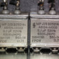 Two vintage Siemens PIO capacitors 0.1 uF / 630V Klangfilm tube audio 1971