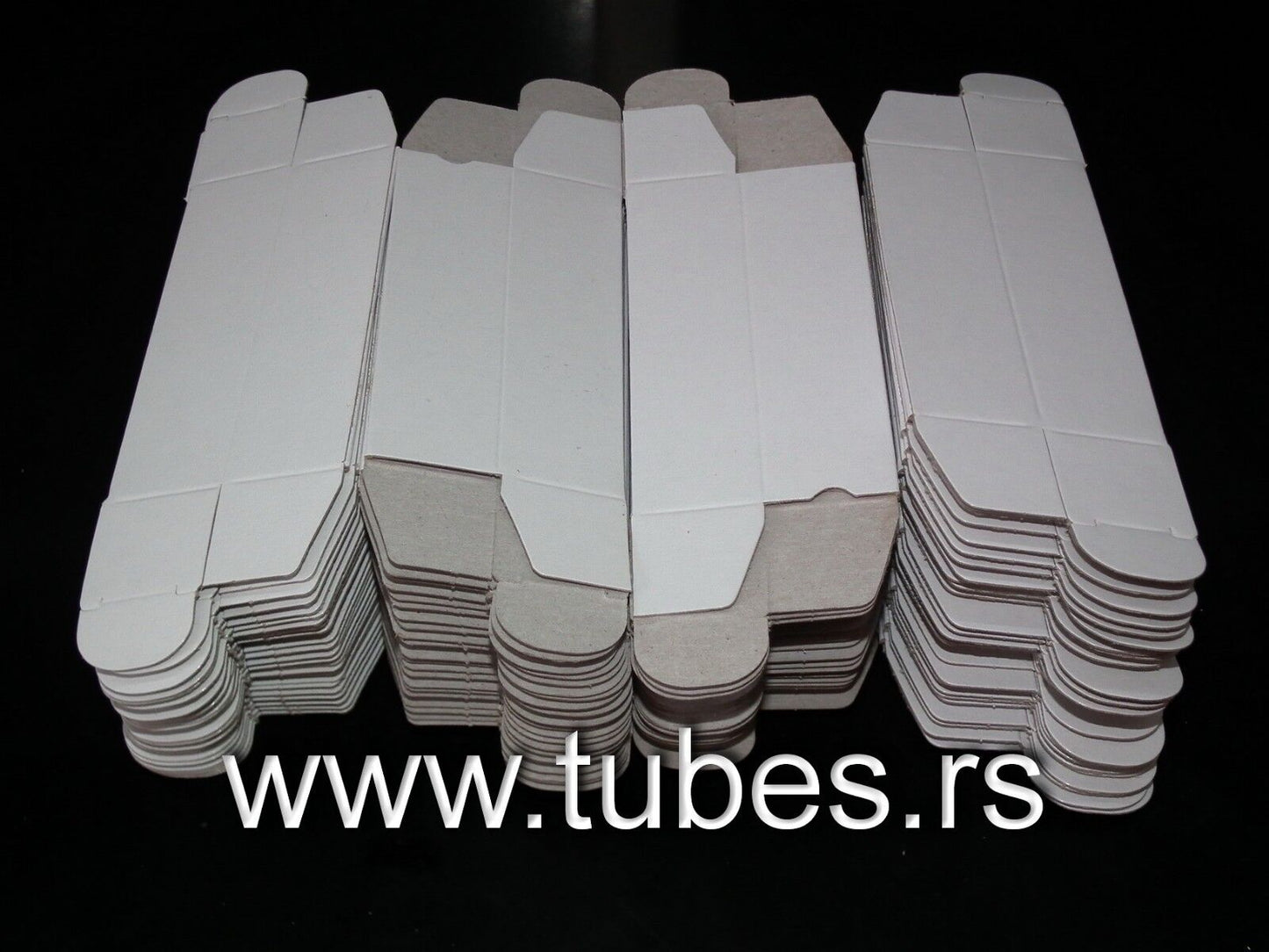 50 pcs White Tube Boxes for Audio tubes ECC81 ECC83 E88CC EL84 ECC803S Röhren