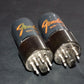 Platinum matched pair 6V6GTA FENDER Black Coated
