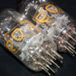 6DJ8 ECC88 Amperex Holland Matched Pair Used Tested 95% A Frame Getter