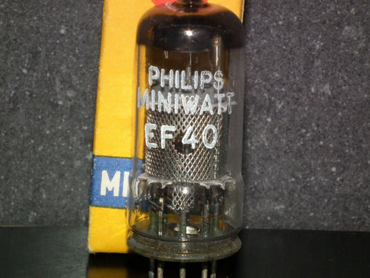 EF40 Philips NOS NIB, mesh plate, tested strong and low noise Suresnes France 62