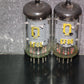 Platinum matched pair EF86 6267 RFT East Germany Low Noise Audio USED Tested 100
