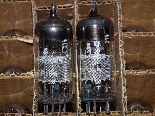 Platinum Matched Pair EF184 Siemens Halske Munich plant West Germany 6EJ7 NOS
