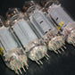 EL84 6BQ5 RFT Germany - NOS platinum matched quad - early 60s RARE WELDED PLATES
