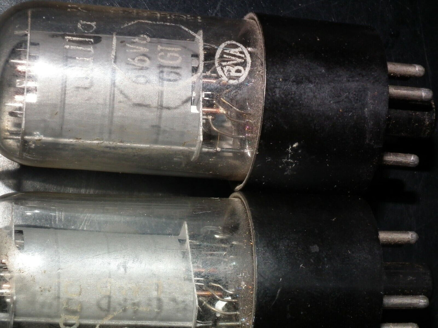 Matched Pair 6V6GTMullard G. Britain USED tested 95% Great Sounding 6V6